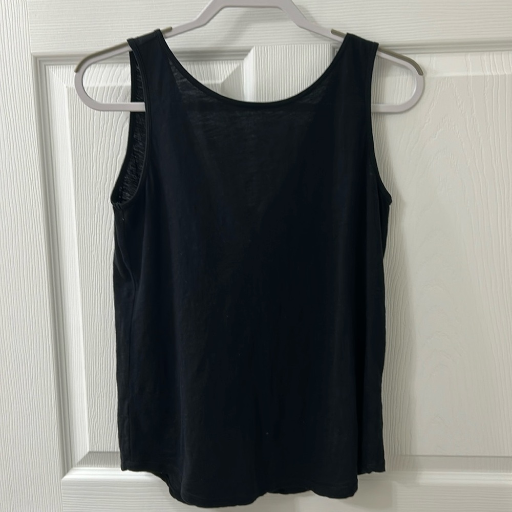 XS Loft black tank top